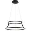 Image de Suspension Aluminium, Acier, Acrylique blanc Noir Mat