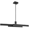 Image de Suspension Aluminium, Acier, Acrylique blanc Noir Mat