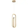 Image de Suspension Aluminium, Acier, Acrylique blanc Or Brossé