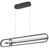 Image de Suspension Aluminium, Acier, Acrylique blanc Noir Mat