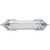 Image de Applique Murale Aluminium, Acier, Verre transparent Chrome Poli