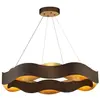 Image de Lustre Acier Bronze et or brossé
