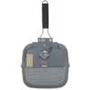 Image de Poêle à griller 24 cm en fonte d'aluminium gris et noir
