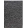 Image de Tapis en laine effet bulle grise 160x230cm