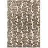 Image de Tapis moderne tissé plat Marron 160x230 cm