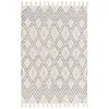 Image de Tapis de salon en laine beige 120x170 cm