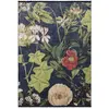 Image de Tapis de salon floral bleu nuit 120x170 cm