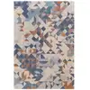 Image de Tapis de salon en laine bleu 160x230 cm