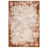 Image de Tapis de salon moderne orange 160x230 cm