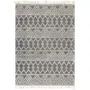 Image de Tapis de salon en laine noir 120x170 cm