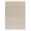 Image de Tapis de salon en laine beige 120x170 cm