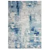 Image de Tapis de salon moderne bleu 200x290 cm