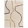 Image de Tapis de salon en laine beige 160x230 cm
