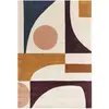 Image de Tapis tufté main en laine multicolore 160x230 cm