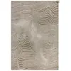 Image de Tapis de salon design beige 120x170 cm