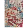 Image de Tapis tissé plat moderne Rouge 200x290 cm