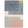 Image de Tapis de salon moderne bleu 120x170 cm