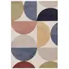 Image de Tapis de salon moderne multicolore 120x170 cm