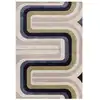 Image de Tapis de salon vintage bleu 120x170 cm