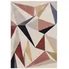 Image de Tapis de salon moderne multicolore 120x170 cm