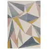 Image de Tapis de salon moderne multicolore 120x170 cm
