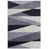 Image de Tapis de salon moderne bleu 120x170 cm