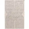 Image de Tapis moderne tufté main en laine Beige 120x170 cm