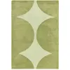 Image de Tapis moderne tufté main en laine Vert 120x170 cm