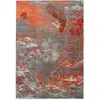 Image de Tapis tissé plat moderne Rouge 120x170 cm