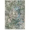 Image de Tapis tissé plat moderne Vert 200x290 cm