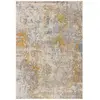 Image de Tapis tissé plat moderne Jaune 200x290 cm