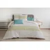 Image de LE NAT MIEL Parure de couette 100% coton - Beige - 220x240 cm