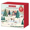 Image de Calendrier livre de l'avent bougies multicolore en cire