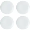 Image de Assiettes à dîner en porcelaine Chalk, lot de 4, 27cm, blanc