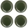 Image de Set De 4 Assiettes D'Appoint En Céramique Verte