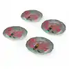 Image de Assiettes d'appoint en porcelaine, lot de 4, 19cm