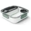 Image de Lunch box original sans bpa en pvc vert olive