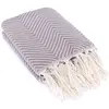 Image de Plaid coton taupe