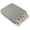 Image de Plaid coton vert olive