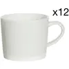 Image de Lot de 12 Tasses en Porcelaine, blanc, D6,3 cm