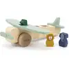 Image de Avion des animaux en bois