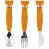 Image de Set de 3 couverts en silicone Mr. Fox