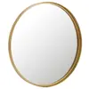 Image de Miroir rond en métal doré à bord haut d60