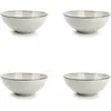 Image de Lot de 4 bols vert en grès 21xh8cm