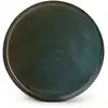 Image de Lot de 4 assiettes vert en porcelaine 26cm