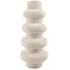 Image de Vase blanc en grès 22xh49cm