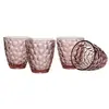 Image de Lot de 4 verre à boire rose en verre 22cl