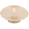 Image de Lampe de table polyester creme 40 cm