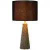 Image de Lampe de table métal noir 25 cm