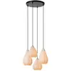 Image de Suspension porcelaine 4 lumières Blanc